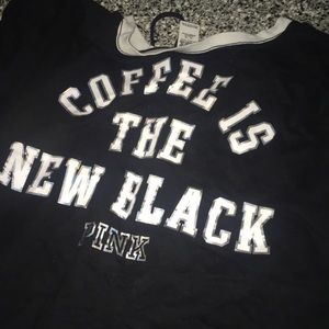 PINK VS  ||  black sleeping oversized shirt ✨